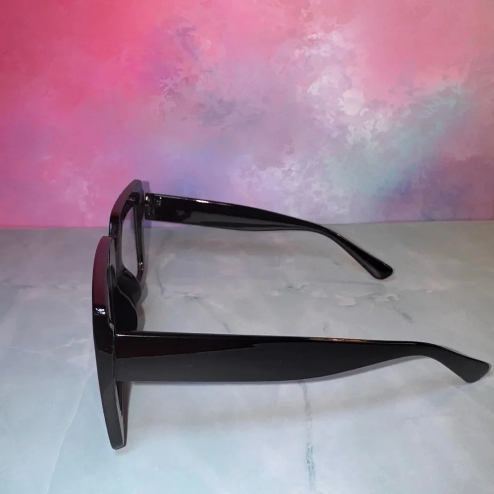 Black Square Biz Fashion Glasses